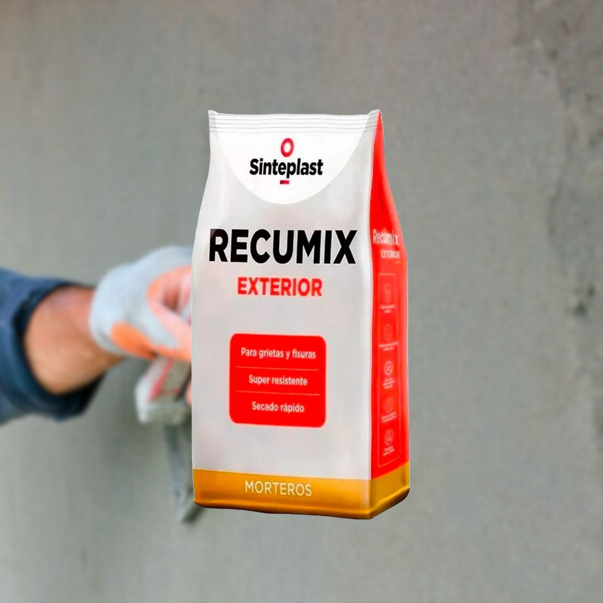 Cemento Mezcla Repara Superficies Exterior Recumix 5 Kg - Imagen 2