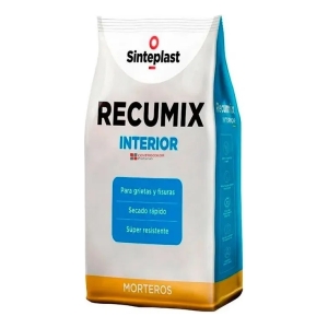Cemento Mezcla Repara Superficies Interior Recumix 5 Kg