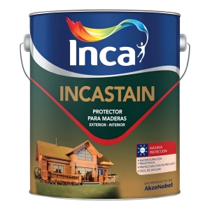 Incastain Protector Para Madera 1lt - Terminación Satinada Acabado Satinado Color Natural