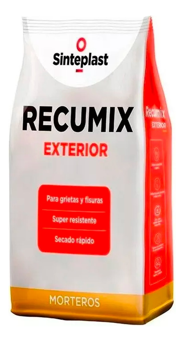 Cemento Mezcla Repara Superficies Exterior Recumix 5 Kg