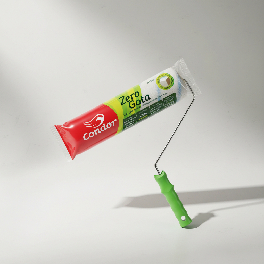 Rodillo Microfibra 23cm C/mango- 2012- Condor - Imagen 2