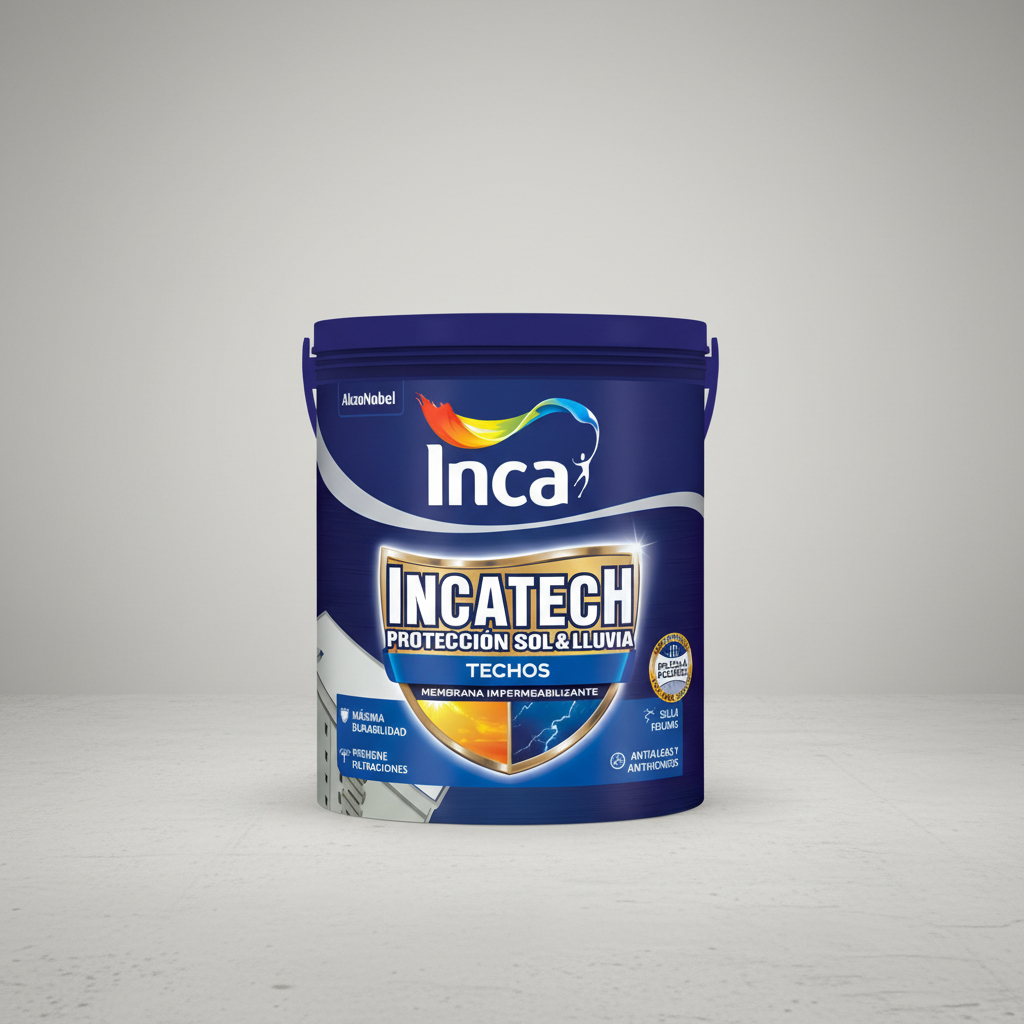 Membrana Liquida Inca Incatech Impermeabilizante 20kg Color - Imagen 3