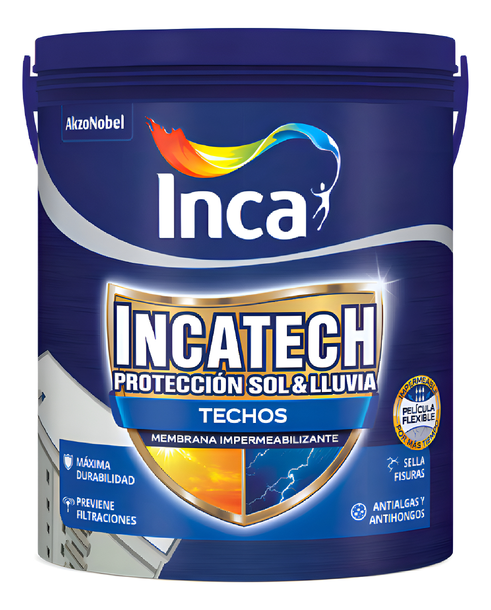 Membrana Liquida Inca Incatech Impermeabilizante 20kg Color