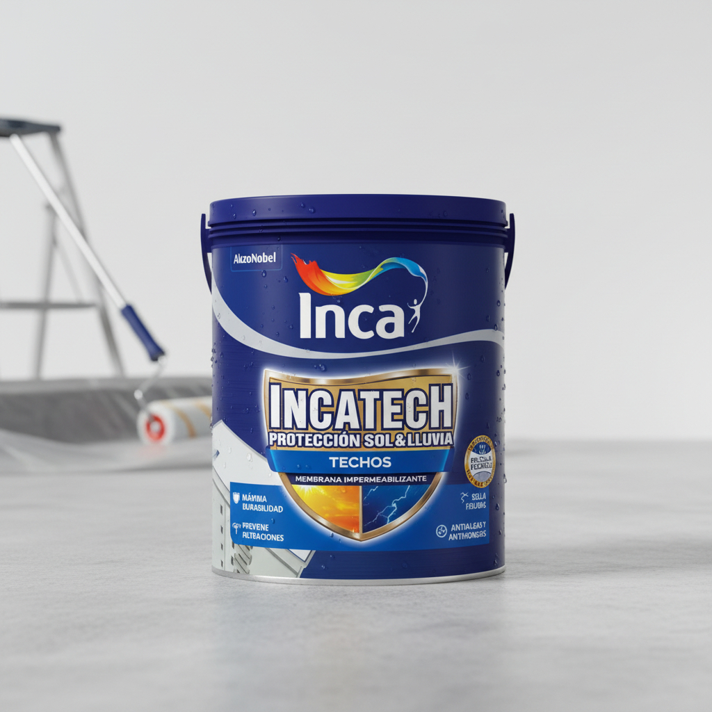 Membrana Liquida Inca Incatech Impermeabilizante 20kg Color - Imagen 2