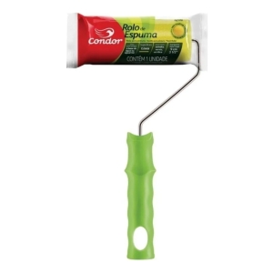 Rodillo Espuma Amarilla 9cm C/mango - 976 - Condor